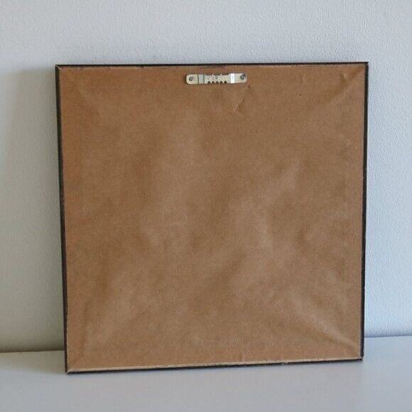 Vintage Framed Cardinal Bird Picture Print Square 9.5 - Picture 4 of 4